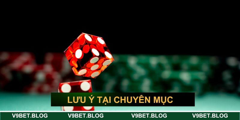 Những điều cần lưu ý tại chuyên mục Những điều cần lưu ý tại chuyên mục