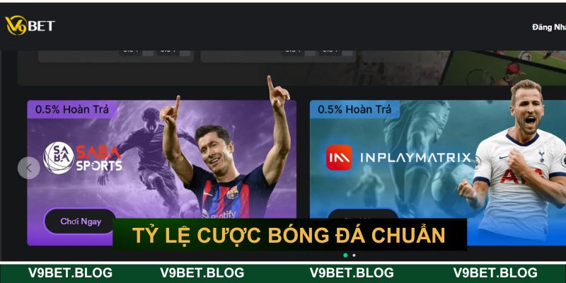 Tỷ lệ cược bóng đá chuẩn